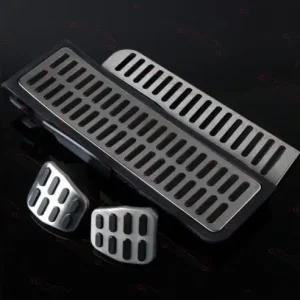 Set Pedale Inox + Footrest pentru VW Passat B6\\/B7 Noutate