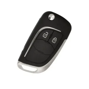 Cel mai vândut Carcasa cheie telecomanda cromata cu 2 butoane pentru Opel