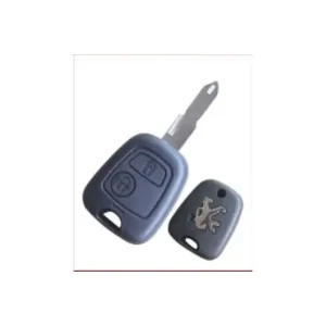 Cheie Peugeot 206 cu emblema metalica si lamela cu surub Ofertă specială