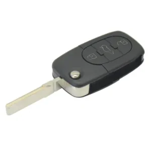 Premium Carcasa Cheie Compatibila cu Audi A4 3 Butoane Suport Baterie CR2032, Aftermarket