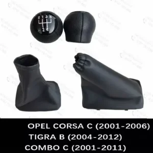 Nuca schimbator 5 viteze Opel Corsa C,Combo + manson si husa frana mana Doar azi