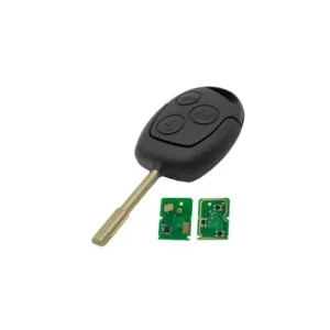 Cheie Topautochei® pentru Ford 3 butoane cu parte electronica, frecventa 315 Mhz cu functie de autodeschidere geamuri, Chip 4D Chilipir