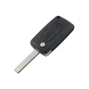 Carcasa cheie Topautochei® pentru Peugeot 107 207 307 307S 308 407 607 cu 2 butoane \\/LAMELA HU83 Bestseller