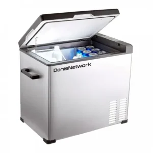 Preferatul clienților Frigider 50l auto rulot\\u0103, dub\\u0103 3.5t, camion, spa\\u021bii mici cu func\\u021bie de r\\u0103cire\\/congelare -20\\u00b0C, 12\\/24V, panou solar, cu compresor