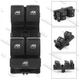 Butoane geamuri electrice crom Volkswagen Passat B8, Golf 7 Popular