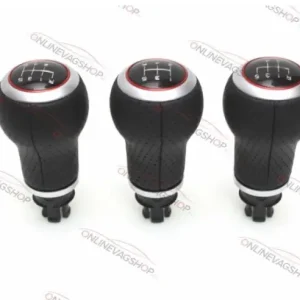 Nuca schimbator piele perforata S-line pt Audi A4 B8\\/A5\\/A6\\/Q5 5\\/6 vite Ofertă specială