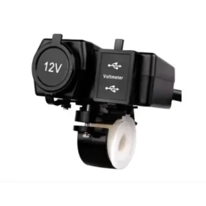 Mufa bricheta moto cu USB si voltmetru BMG Ofertă specială
