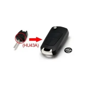 Carcasa cheie Briceag de transformat Opel 2 butoane HU43 model 1 Ieftin