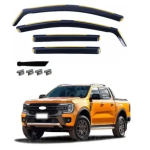Preț mic Set Paravanturi auto pentru geamuri fata si spate Ford Ranger IV (Double Cab) 2023+