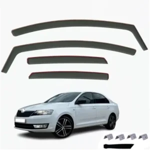 Set de 4 Paravanturi auto geamuri fata si spate, pentru SKODA RAPID SEDAN 2013-2019 Ultima șansă