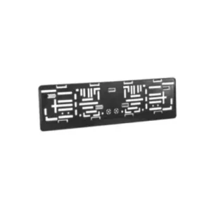 Doar azi Suport numar inmatriculare auto, PVC, Negru