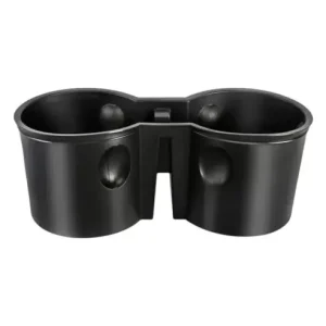 Suport bauturi pentru consola centrala compatibil Tesla Model 3, 18.5 x 6.5 x 8.3 cm, silicon, negru Plată sigură