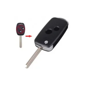 Ofertă specială Carcasa cheie Trasnformare briceag Topautochei® pentru Honda Accord CR-V Civic Pilot 2 butoane