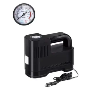 Disponibil imediat Compresor auto 3 in 1, JustZEN®, Lumina LED, Cablu de alimentare 3m, Potrivit pentru anvelope de masina, baloane si alte echipamente gonflabile