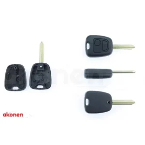 Carcasa Cheie Contact Pentru Citroen Berlingo Saxo Xsara Picasso 2 Butoane, Cu Cheie Bestseller