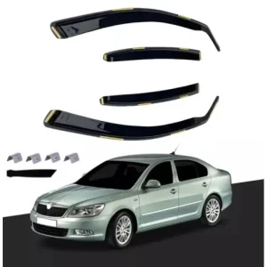 Set de 4 Paravanturi auto geamuri fata si spate, pentru SKODA OCTAVIA SEDAN Mk2 2004-2013 Cumpărături sigure