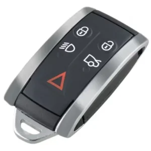 Ofertă de sezon Carcasa Cheie Auto Jaguar cu 5 butoane, Compatibila modelele Jaguar XF, XFR, XK, XKR, X-Type, S-Type, 2006-2015