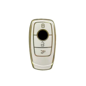 Retur ușor Husa de protectie Premium pentru cheie Mercedes-Benz, material TPU de inalta calitate, compatibila cu A-Class, C-Class, E-Class, S-Class, GLS, GLA, GL