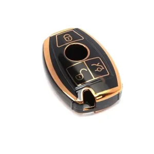 Husa de protectie Premium pentru cheie Mercedes-Benz, material TPU de inalta calitate, compatibila cu A, B, C, E, S-Class, GLC, GLA, GLK, GLE, ML, Vit Reducere de preț