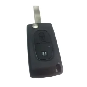 Livrare expres Carcasa cheie Peugeot briceag cu 2 butoane
