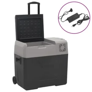 Super ofertă Gossi lada frigorifica cu roata&adaptor negru&gri 30 l polipropilena