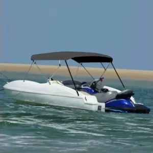 Reducere specială Gossi parasolar barca bimini, 4 arcuri, antracit,243x(230-244) x137cm
