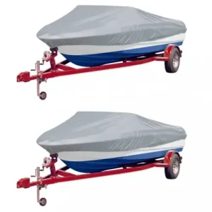 Cumpără online Gossi huse de barca, 2 buc. gri, lungime 610-671 cm, latime 254 cm