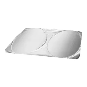 Parasolar auto, 160 x 86 cm, nylon, argintiu, negru Cel mai bun preț