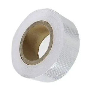 Reducere specială Banda reflectorizanta auto Alba, 25m, tip fagure
