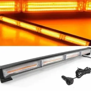 Bara girofar 4 COB 72W, functii stroboscop, 12-24V cu buton Cel mai bun preț