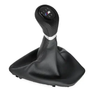 Reducere Manson schimbator viteze cu nuca si saculet MOTOR10 pentru BMW Seria 3 E90 E91 E92 E93, 5 viteze, sigla M Performance