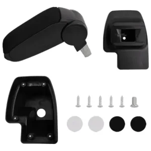 Gossi cotiera auto, negru, 15x35x(33-49,5) cm abs Calitate înaltă