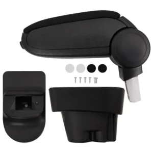 Gossi cotiera auto, negru, 12x36x(33,5-48) cm abs Preferatul clienților