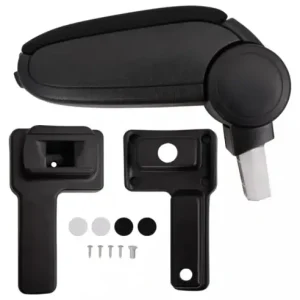 Livrare gratuită Gossi cotiera auto, negru, 14,5x32x(27-46) cm abs