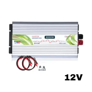 Reduceri Invertor 8000W 12V \\u2013 220 V auto si panouri solare SINUS PUR, unda pura rulota, casa, cabana