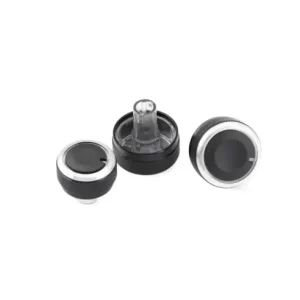 Ultima șansă Set 3 butoane cromate AC pentru VW Passat Golf Jetta Touran Seat Skoda