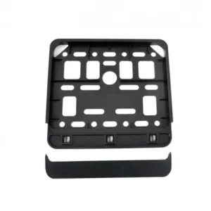 Nu rata Suport numar inmatriculare negru pentru scooter 11.4 x 14cm