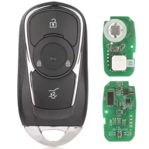 Cumpără acum Cheie auto Completa Programabila, Techstar, cu 4 Butoane HYQ4EA 433.92 MHz Telecomanda Smart cu Cip ID46 pentru Opel Astra K Insignia, Lama neprelucra