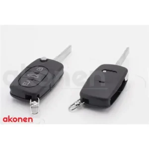 Ofertă exclusivă Carcasa Cheie Contact Pentru Audi A3 A6 A8, 3 Butoane, Cu Cheie