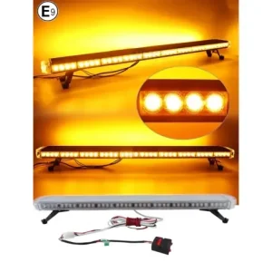 Cumpără acum Rampa luminoasa girofar 12-24V cu lumina galben portocaliu 1200x215x130mm