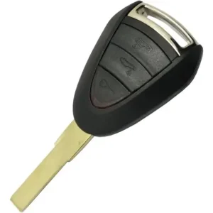 Plată sigură Carcasa Cheie Auto Techstar cu 3 butoane, Compatibila Porsche 911, Cayman, Boxster, Carrera GT
