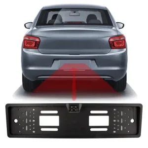 Reducere Camera marsarier pe suport numar \\u00eenmatriculare Carguard 170\\u00b0 12V