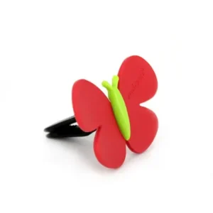 Odorizant auto tip fluturas Strawberry cu clips, parfum intens si durabil Preț redus