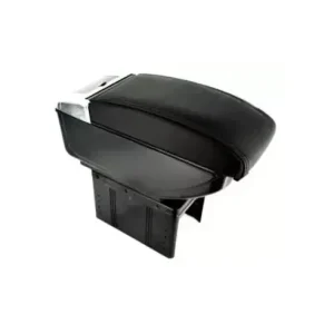 Ultima șansă Cotiera Auto Universala cu 4 Porturi USB (Fata Spate) si Iluminare LED, Suport Reglabil (12-21 cm), Spatiu Depozitare Generos