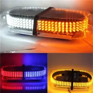 Bara Rampa girofare cu LED-uri 12v 24v lumina ALBASTRA COD: ART101A Reducere extra