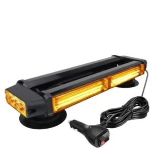 Rampa girofar auto 37 cm,12-24V,LED,cu magnet,culoare portocalie Lichidare de stoc