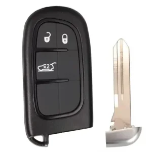 Carcasa cheie auto Techstar compatibila Jeep Cherokee, Wrangler, Dodge RAM, Durango, Chrysler \\u2013 cu lama netaiata Transport gratuit