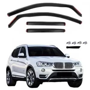 Set de 4 Paravanturi auto de vant pentru geamuri fata si spate pentru BMW X3 F25 2010-2017 Promoție
