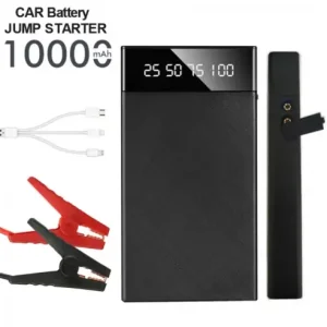 Starter Auto Multifunctional 1000A, Redresor Auto, Jump Starter Booster Portabil, 10000mah De 12V, Robot De Pornire Auto - Negru Disponibil imediat