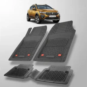 Livrare expres Covorase Tip Tavita Compatibile Dacia Sandero III Stepway 2020-2022 , Negru
